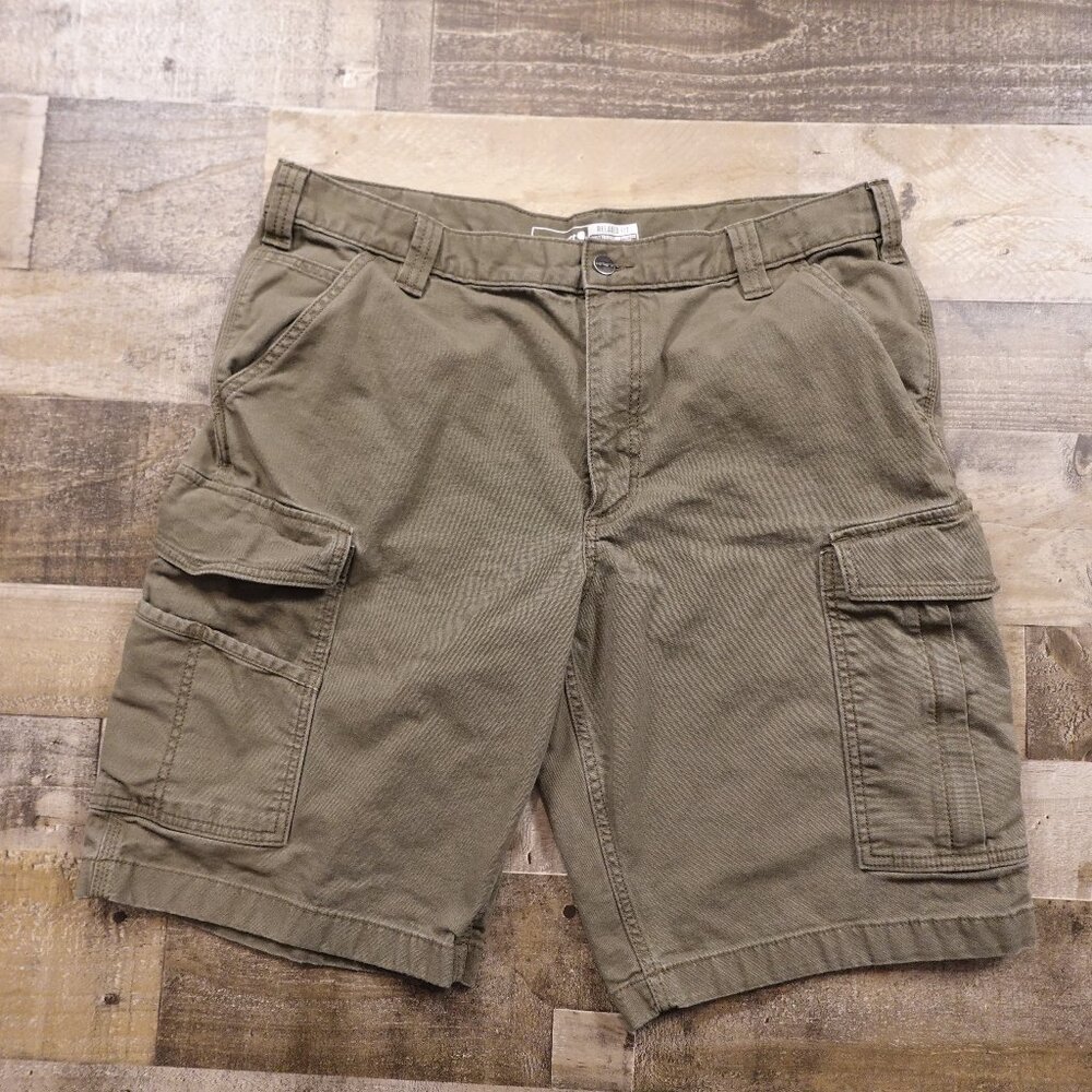 Carhartt Rugged Flex Canvas Cargo Shorts Men’s 38 Gray Workwear‎ Outdoor